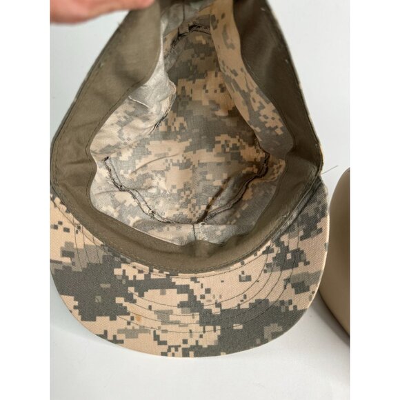 Vintage Military Digital Camo Combat Cap X-Small 6 3/4 Cotton & Polyester Unisex - Picture 5 of 16